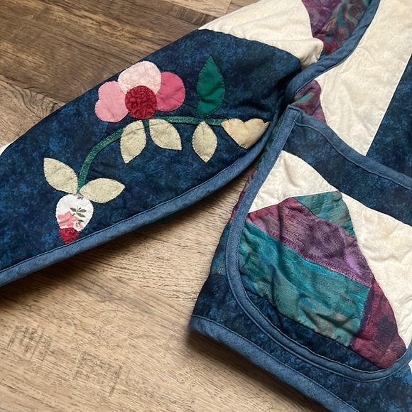 One of a Kind Hey Johanna Flower Quilt Jacket - Picture 4 of 10